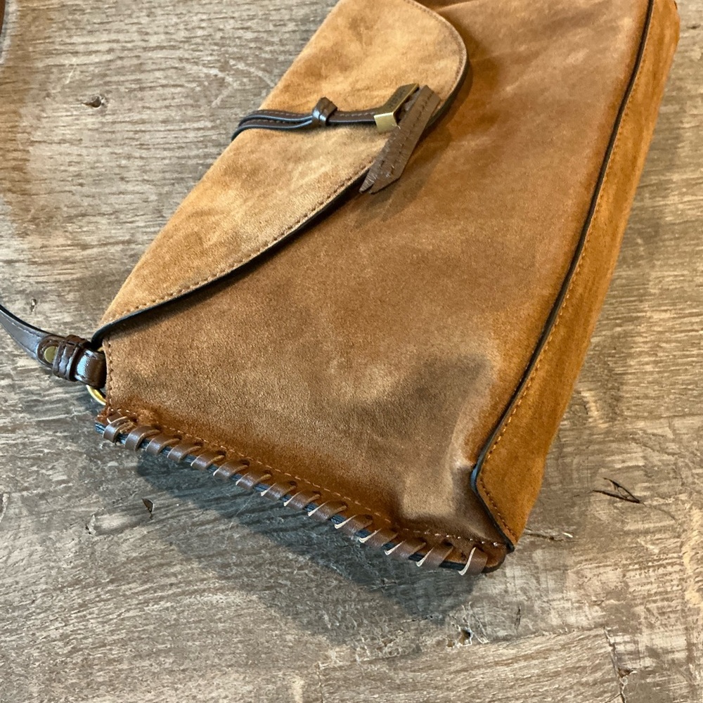 Isabel Marant Brown Suede Shoulder Bag - Picture 5 of 10